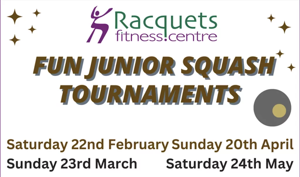 Happening this Saturday at Racquets Thame: Fun Junior Squash Tournaments