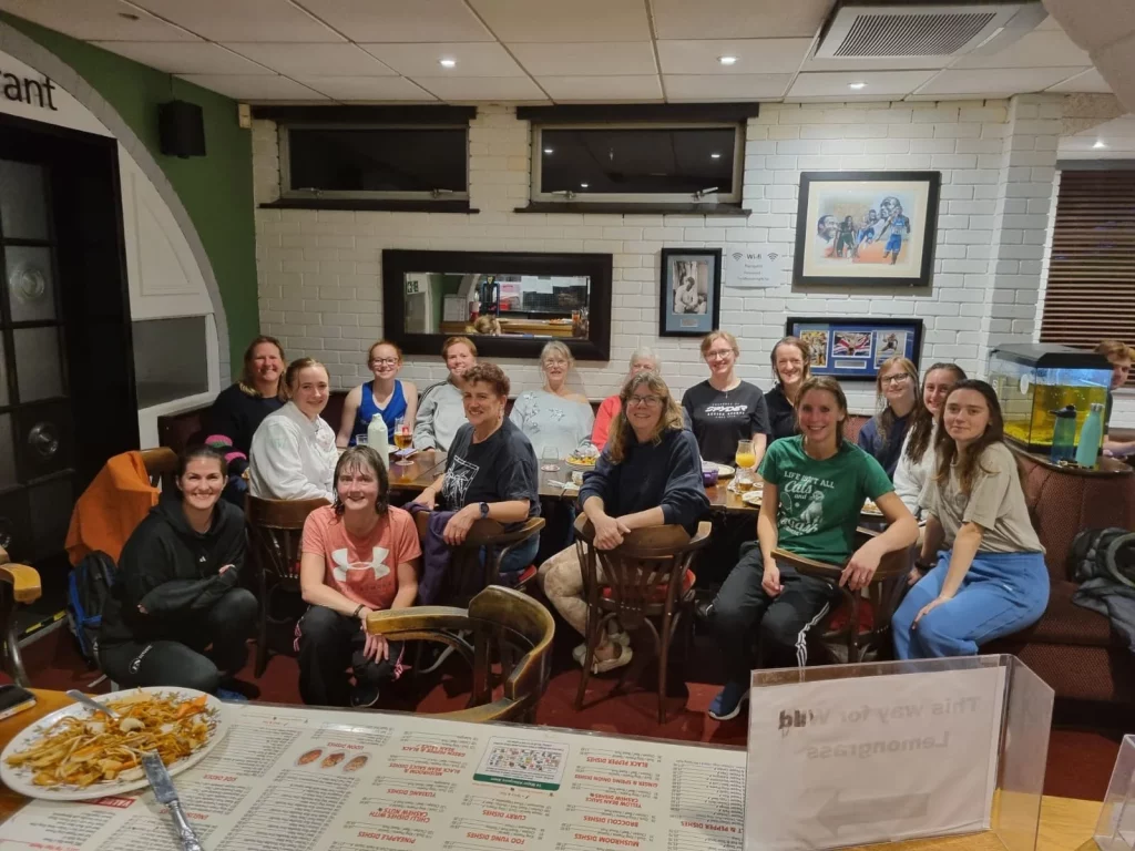 The ladies bid farewell to Racquets, Thame