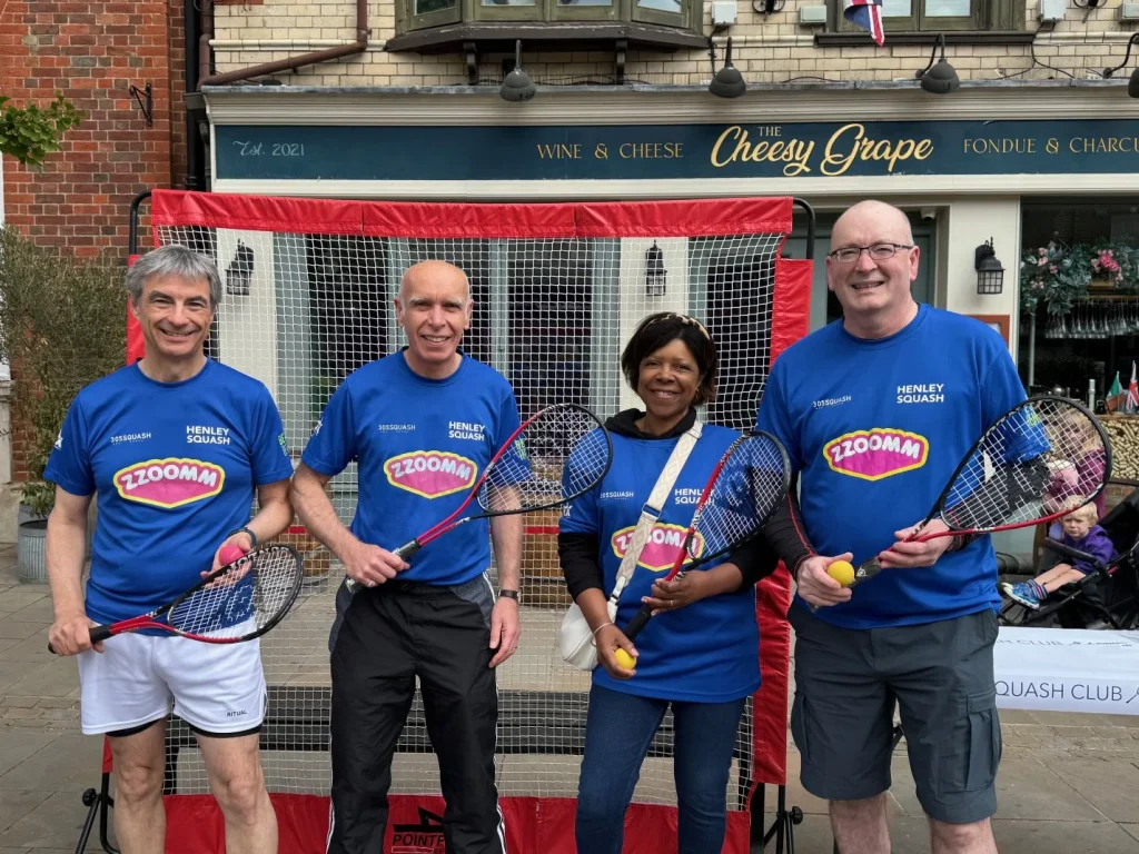 Squash stars at Henley Health Festival