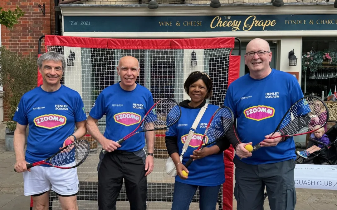 Squash stars at Henley Health Festival